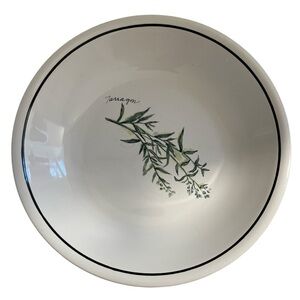 Williams Sonoma Culinary Herbs Pasta Salad Bowl Tarragon